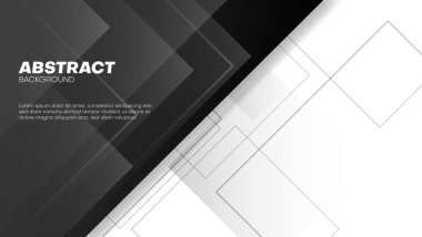 soyut siyah beyaz kare arkaplan 