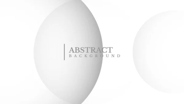 Fondo Abstracto Blanco Gris Con Forma Círculo — Vector de stock