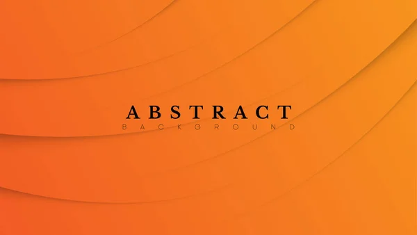 Abstrakte Welle Streifen Orange Hintergrund — Stockvektor