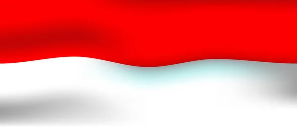 Fondo Banner Bandera Indonesia Para Uso Diseño — Archivo Imágenes Vectoriales