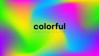 Raibow rengi ile soyut renkli bulanık arkaplan
