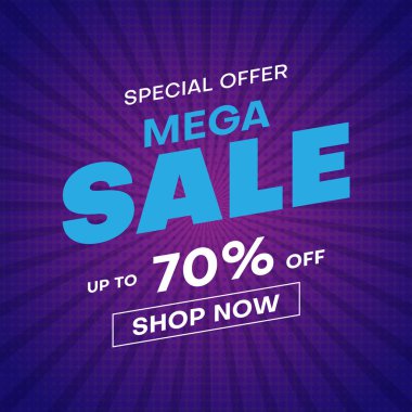 Bira afişi, mor arka planlı özel teklif