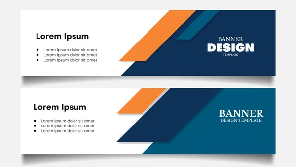 Business Corporate Banner Design Template Set Your Business Promotion — Stock Vector