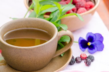 Nane ve Ahududu Çay