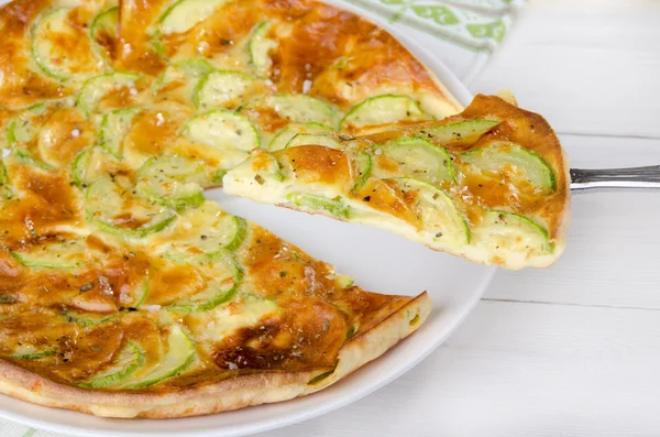 Pie with zucchini — Stock Photo, Image