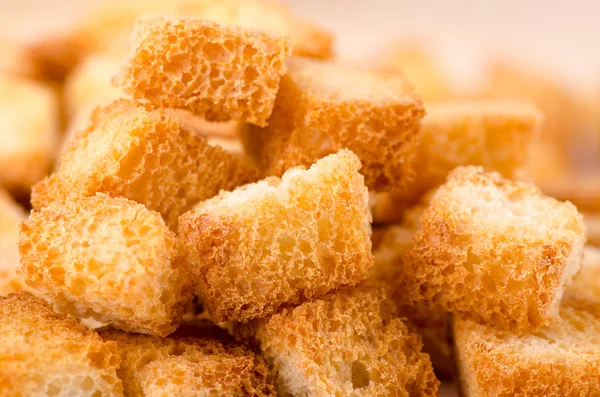 Rusk of wheat bread, macro — Stock Photo, Image