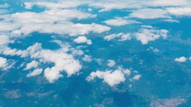 Gökyüzünde bulutların yakın çekimi. Yüksek kaliteli görüntüler