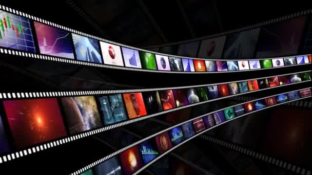 Interfaccia Utente Grafica Filmati Alta Qualità — Video Stock