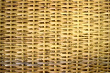 Sarı Hasır Örgü Doku Arkaplanı