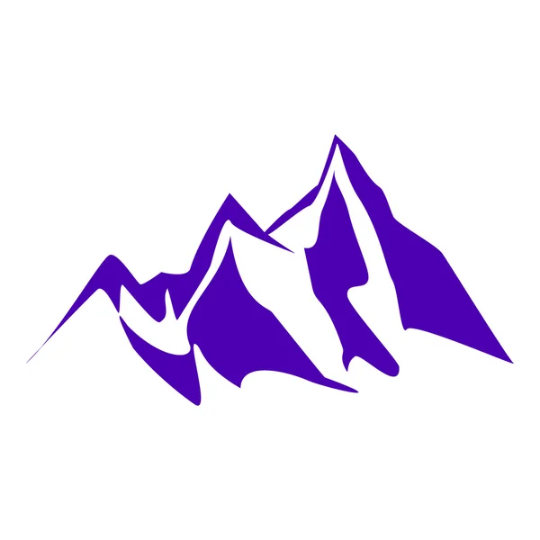 Szczyty górskie i skały — Wektor stockowy