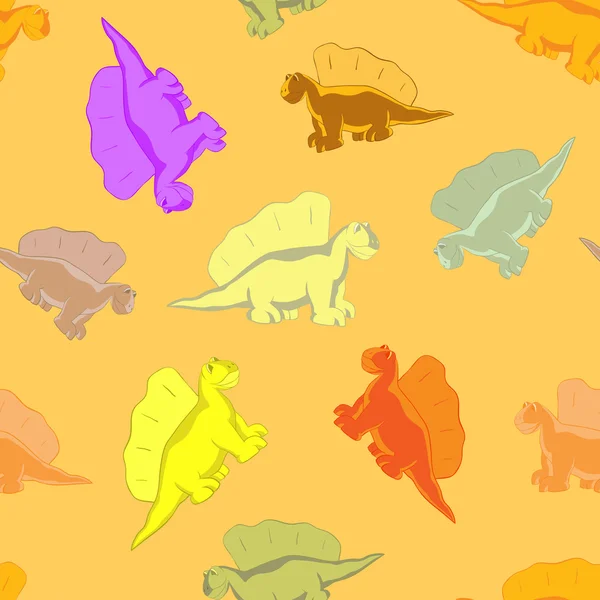 Lustiger Dinosaurier für Kinder — Stockvektor