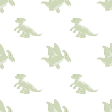 karikatür Dino seamless modeli