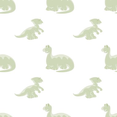 Dinozorlar sorunsuz arka plan üzerinde