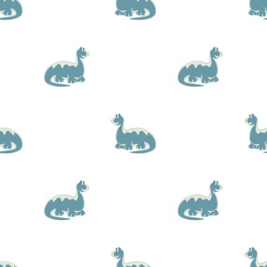 Mavi dinozorlar. Seamless modeli