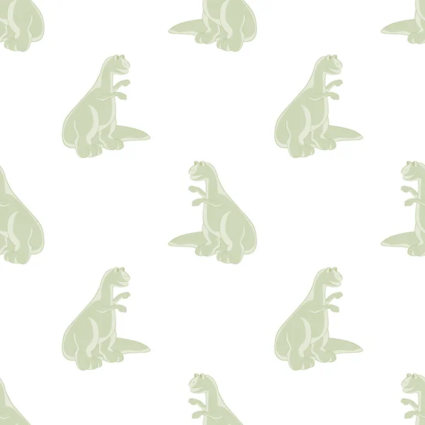 Sorunsuz arka plan. Sevimli dinozor