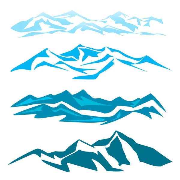 Birkaç dağ obrozovanie bir dizi