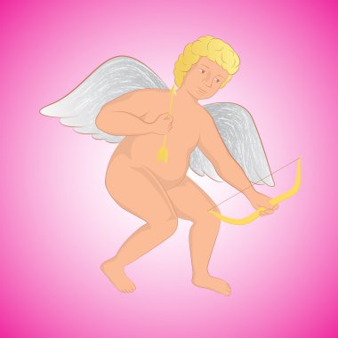 Sevgililer günü. Sevimli melek.