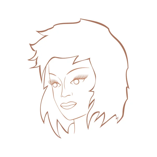 Şirin bir kız yüzü