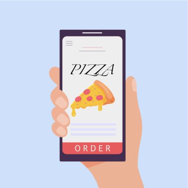 Telefonla pizza sipariş et.