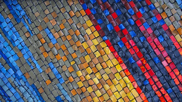 Pieza de mosaico de color textura — Foto de Stock
