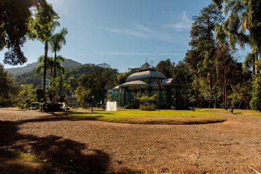Petrpolis, Rio de Janeiro, Brezilya - 13 Temmuz 2019 Kristal Saray.