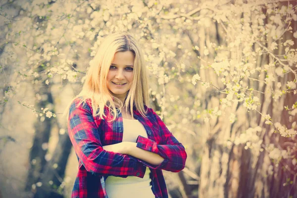 Retrato de mujer joven — Foto de Stock