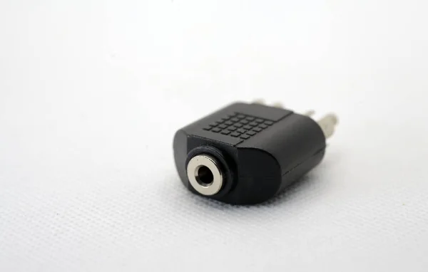 Rca Conector Con Baclground Bianco — Foto Stock