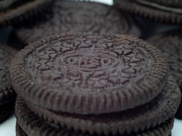 Jakarta, Endonezya-2 Ağustos 2021: Oreo, Endonezya-2 Ağustos 2021 tarihleri arasında Amerika Birleşik Devletleri 'nin Endonezya eyaletinde yer alan bir sandviç kurabiyesi.