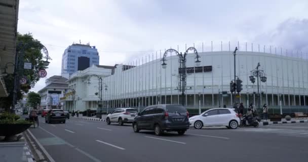 Bandung Západní Jáva Indonésie Října 2021 Situation Highway Front Asia — Stock video