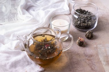 cam çaydanlık bitkisel çay