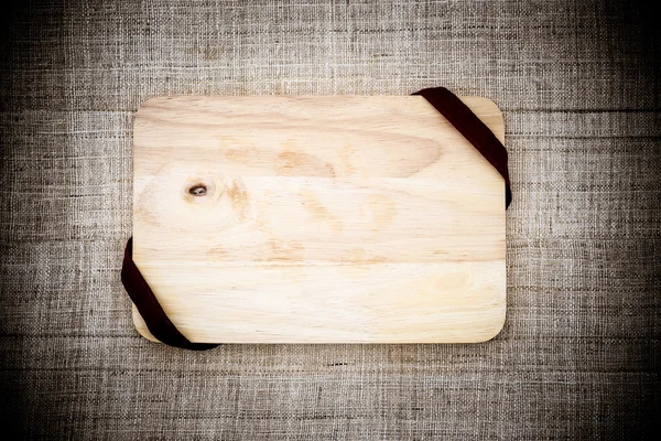 Fondo de placa de madera en blanco — Foto de Stock