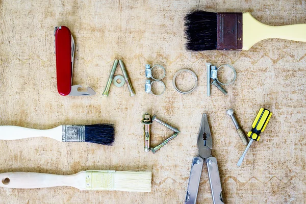 Día del Trabajo Antecedentes Concepto — Foto de Stock