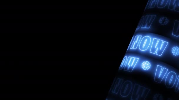 Głosuj Teraz Digital Text Scrolling Led Cylinder Display Board Light — Wideo stockowe