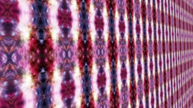 Hipnotik Psikedelik Renkli Kaleydoskopik Mandala Dikey Matrisinin 3 boyutlu Perspektif Döngü Hareketi. 4K VJ Motion Arkaplan Döngüsü. Modern gradyan renklerle kusursuz sonsuz desenli animasyon