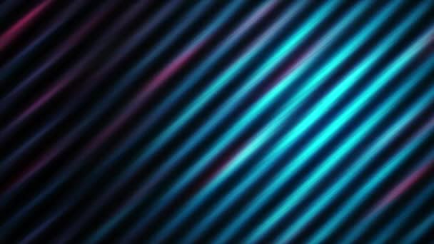 Diagonal Red Blue Geometric Shapes Metro Light Streaks Motion Background — Stock Video