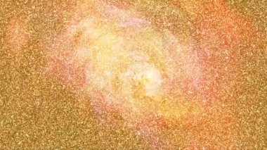 10 'dan 0' a geri sayım, soyut dalga girdabı uzayı üzerinde ışıldayan parlak altın metinlerle. 4K 3D Modern Bilim Teknolojisi Başlığı Başlığı, Yeni Yıl, Noel, festival sezonu.