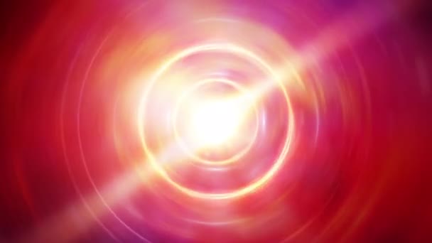 Abstract Spin Light Ray Beam Spiral Vortex Tunnel Background Seamless — Stock Video