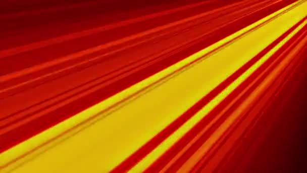 Abstract Geel Oranje Rood Gradiënt Diagonaal Anime Snelheidslijnen Bewegen Snelle — Stockvideo