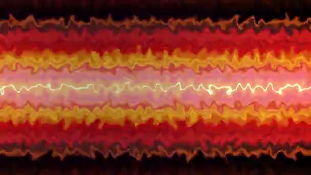 Línea Energía Abstracta Glowing Loop Bucle Sin Costura Colorido Multicolor — Vídeo de stock