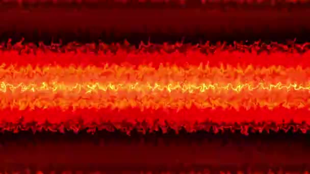 Аннотация Yellow Orange Red Magnetic Forcefield Lightning Wave Energy Background — стоковое видео