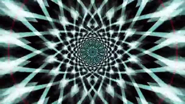 Loop Background Psychedelic Kaleidoscope Visual Loop Fractal Geometry Patteral Patterial — 비디오