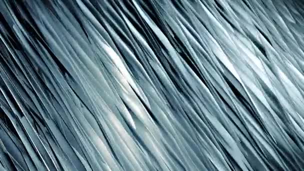 Візуалізація Фону Розриву Світло Синіх Абстрактних Хвильових Смуг Візерунок Розриву — стокове відео