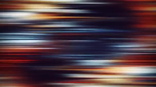 Multicolor Gradiente Líneas Horizontal Bucle Movimiento Abstracto Fondo Cambio Color — Vídeos de Stock