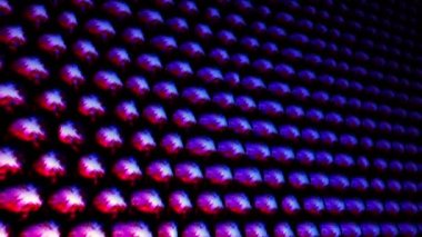 3D sanat çizimi kusursuz döngü mavi soyut döşeme deseni. 4K fütüristik kiremit desenli LED duvar tasarımı iş sunumu için arka plan, teknoloji başlığı girişi, vj döngüsü, geçiş.