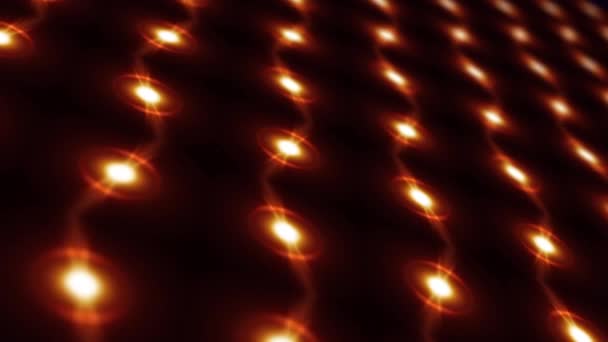 概要金星ライトグリッドループ 3D美しい光パターン 導入のための最新のサイバーハイテク タイトル Djループ 概要ホログラフィックグリッドモザイクグローグリッド行列運動グラフィック — ストック動画