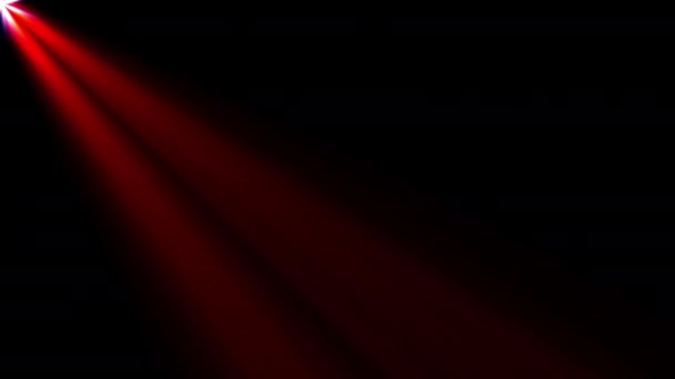 Rosso Bagliore Effetto Fascio Luce Senza Soluzione Continuità Loop Sfondo — Video Stock