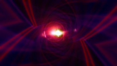 4K 3D kusursuz döngü soyut koyu mavi neon hipnotik tünel müzik videoları için siyah uzay animasyonu, VJ DJ döngüsü, LED ekranlar, projeksiyon sahne gösterisi, görsel işitsel performans, olaylar.