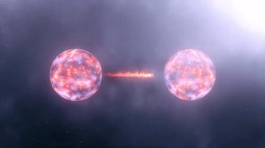 4K 3D kuantum dolanıklığı kavramı, gelecekteki fizik bilimi geçmişi. Her parçacığın kuantum durumu. İki parçacık, soyut gizli bilgi gönderme ile kuantum durumundaki tutarlılığı paylaşır.