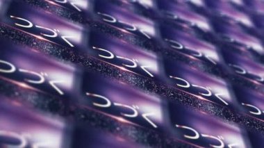 Japonca Altın Kelime İngilizce Çeviri: devam edecek. 4K 3D kusursuz Japonca kelime Sürdürülecek LED Duvarı Kiremit Fayanslı Fütürist Teknoloji Biçimi Işık Arkaplanlı