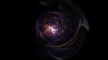 Soyut görsel sanat teknolojisi tel örgü dalga döndürme döngüsü animasyonu. 4K 3D kusursuz döngü CG hareketli dinamik akış fütüristik wiremesh girdap tünel hareketi iş için, yüksek teknoloji, giriş, arka plan.